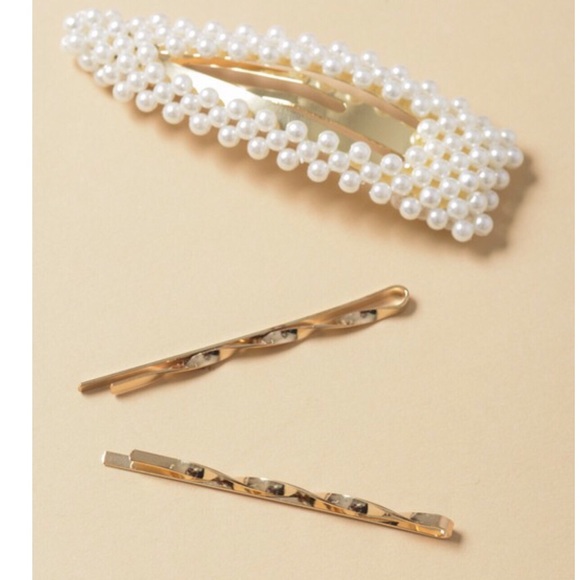 🆕 Luxe Pearl Hair Clip - Picture 2 of 5